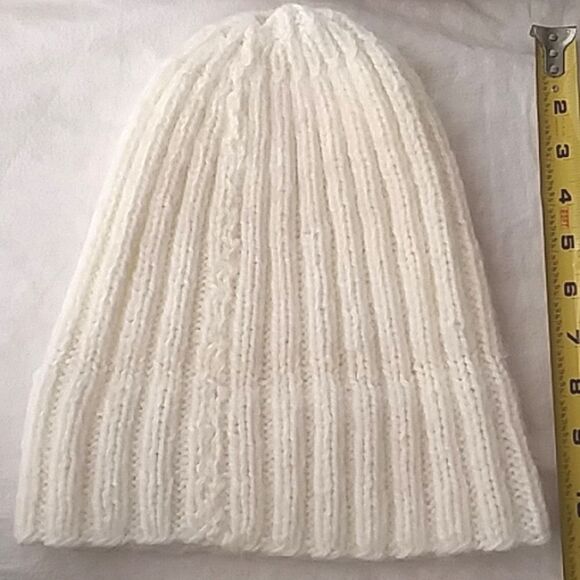 Wool Knit Ribbed Pattern Winter Hat Beanie Skull Cap - Picture 5 of 7